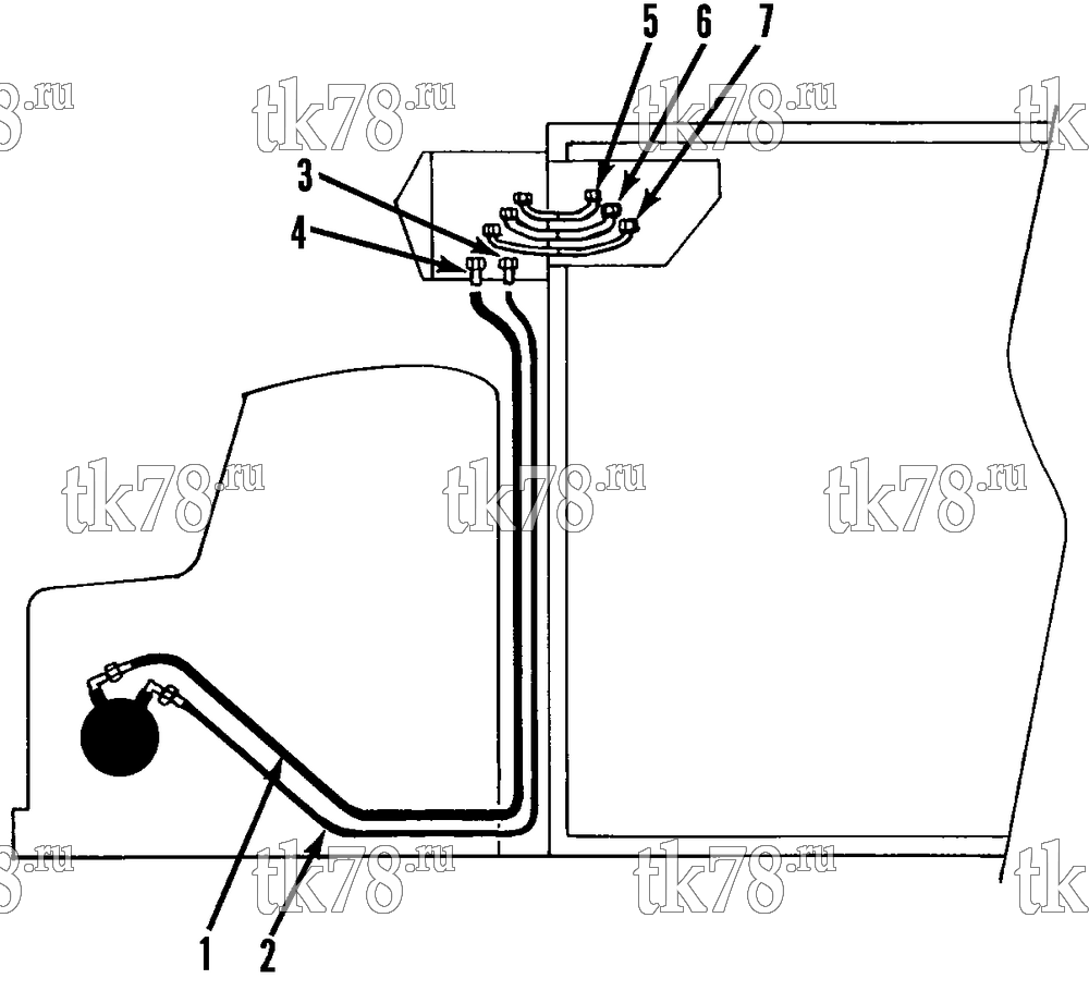 Каталог запчастей для Thermo King STB-I INSTALLATION HOSES