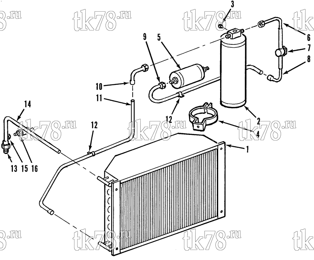 Каталог запчастей для Thermo King  REFRIGERATION COMPONENTS (STB-I 10D)