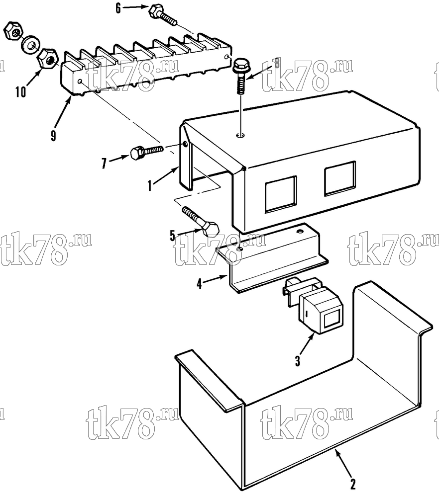 Каталог запчастей для Thermo King STB-I CONTROL BOX - CAB (STB-I 10)