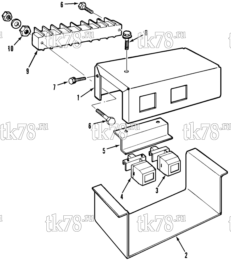 Каталог запчастей для Thermo King STB-I CONTROL BOX - CAB (STB-I 10D)