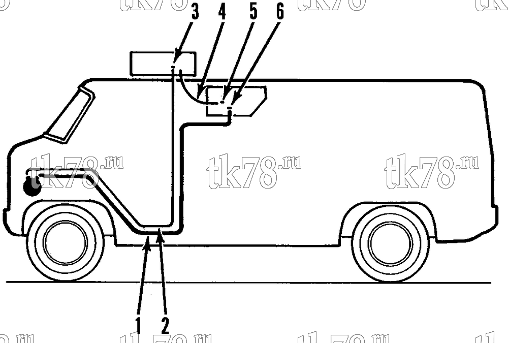 Каталог запчастей для Thermo King STB-I INSTALLATION COMPONENTS - ROOFMOUNT (STB-I 10R, KIT 711036)