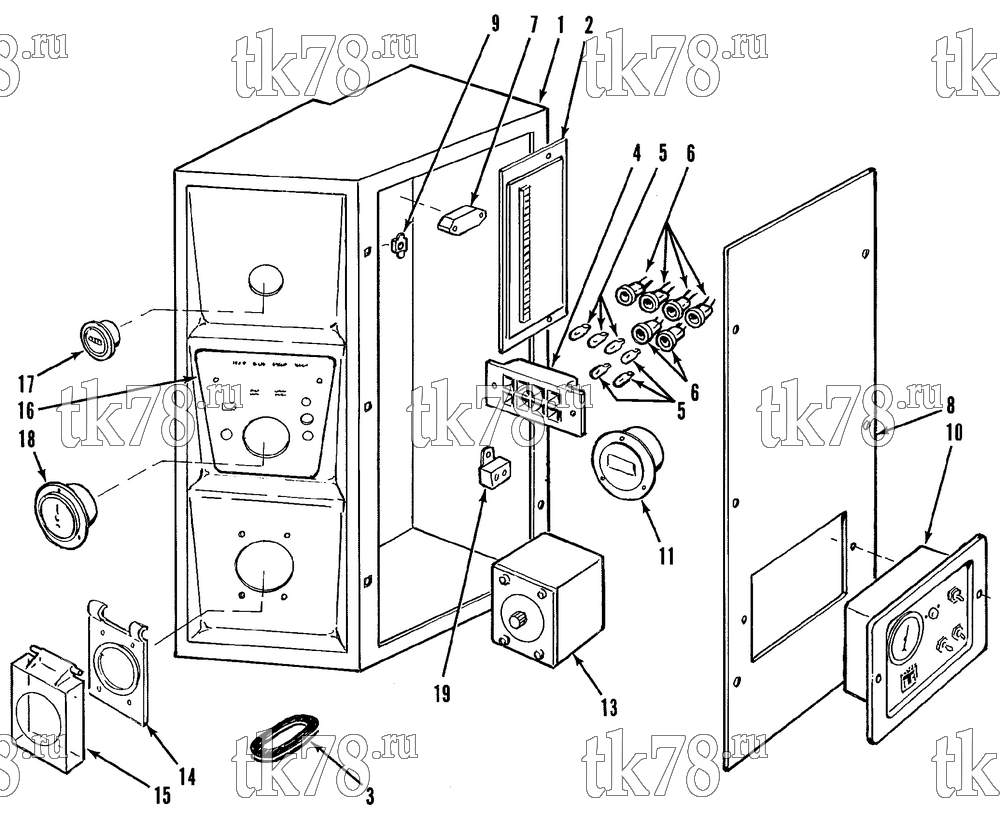 Каталог запчастей для Thermo King  CONTROL BOX ASSEMBLY