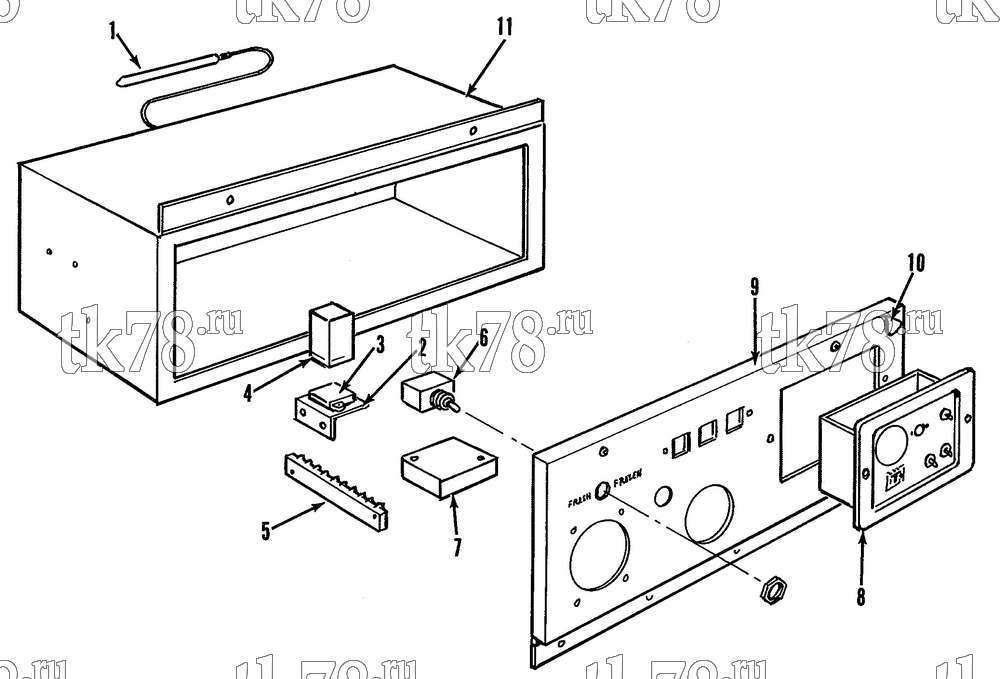 Каталог запчастей для Thermo King  DISCHARGE AIR MONITOR COMPONENTS