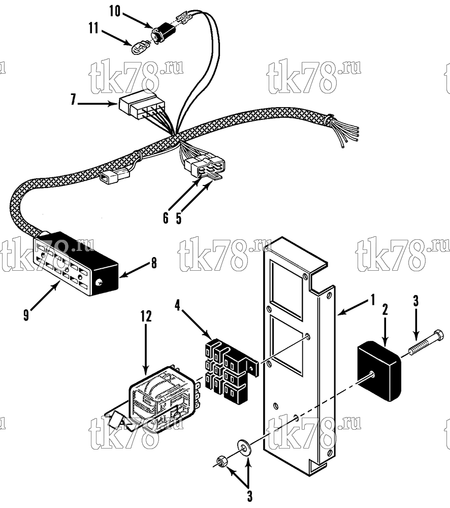 Каталог запчастей для Thermo King  HARNESS ASSEMBLY - 6 STAGE (SB-II 3000 FUELSAVER)