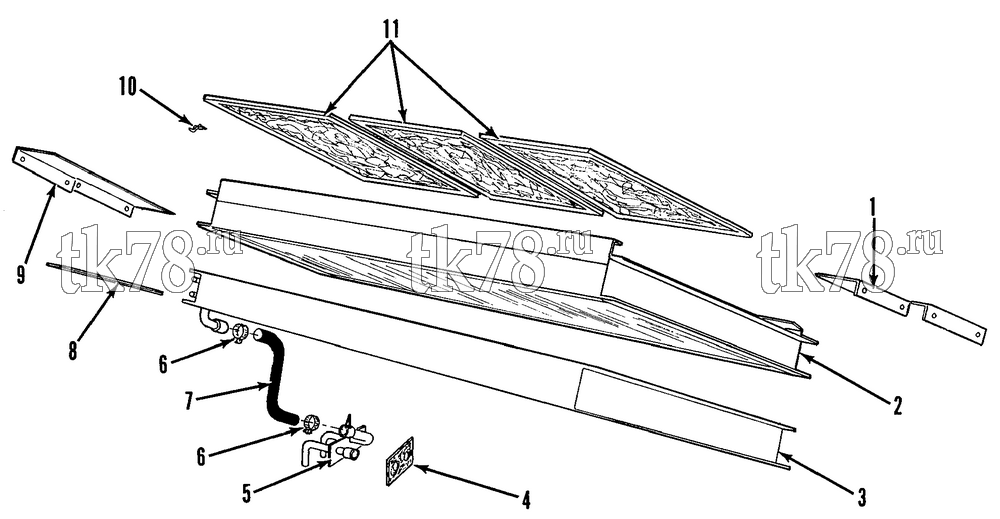 Каталог запчастей для Thermo King  HEATER COIL & FILTER GROUP