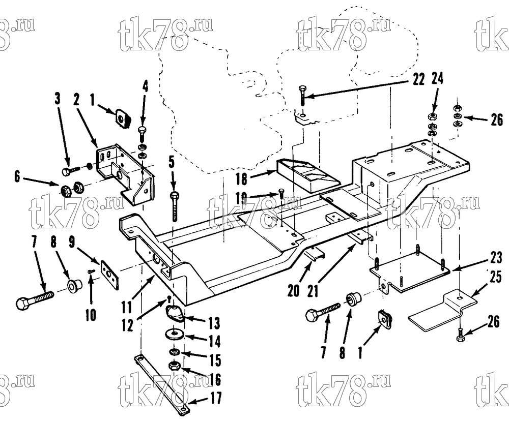 Каталог запчастей для Thermo King RD-I SSIV POWER TRAY