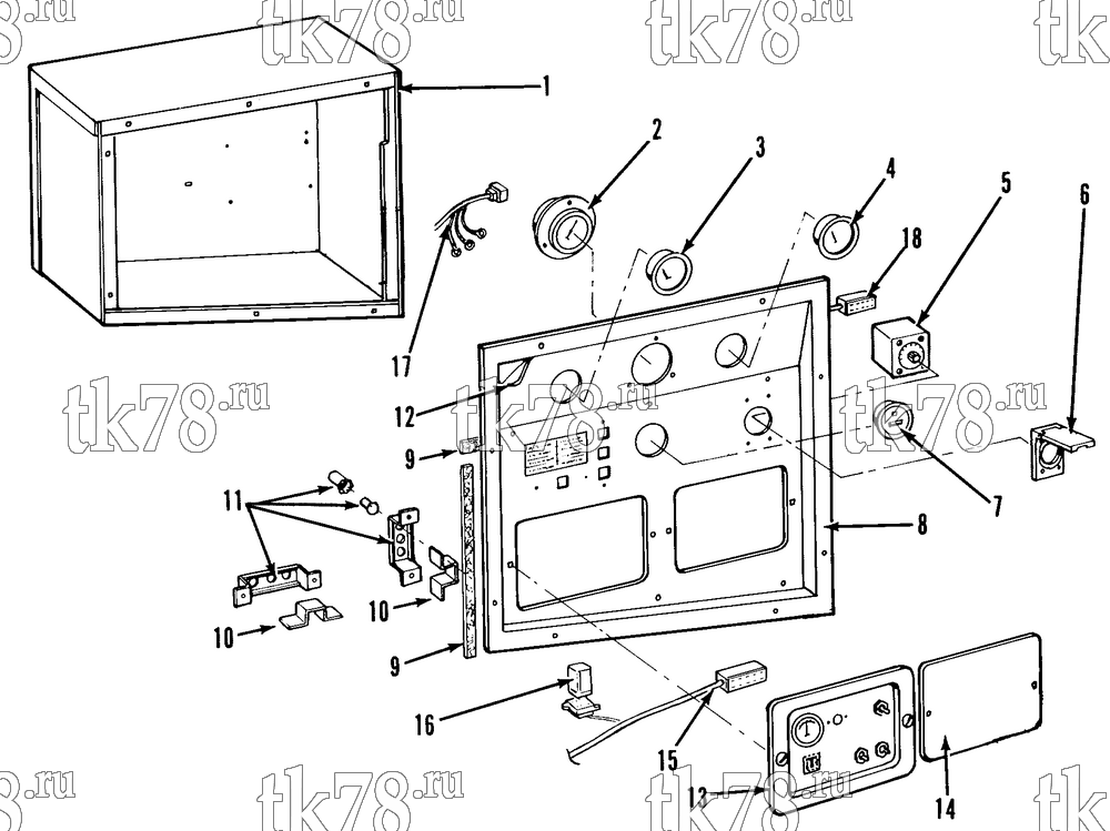 Каталог запчастей для Thermo King TD-I CONTROL BOX (TD-I 30)