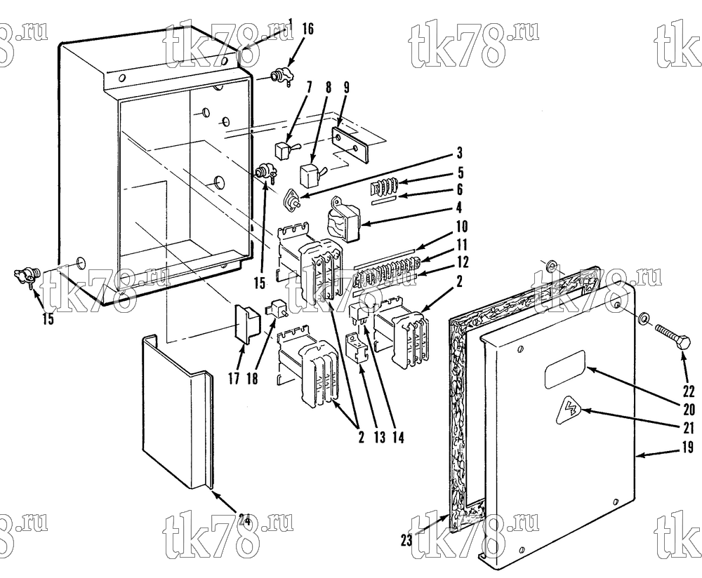 Каталог запчастей для Thermo King  CONTROL BOX (TRACTOR)
