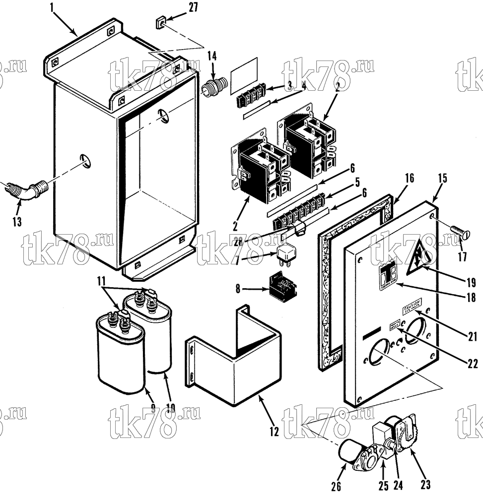 Каталог запчастей для Thermo King  CONTROL BOX ASSEMBLY (A/C TRACKER)