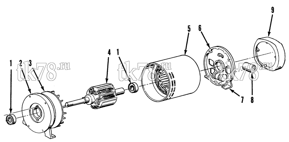 Каталог запчастей для Thermo King  ALTERNATOR ASSEMBLY