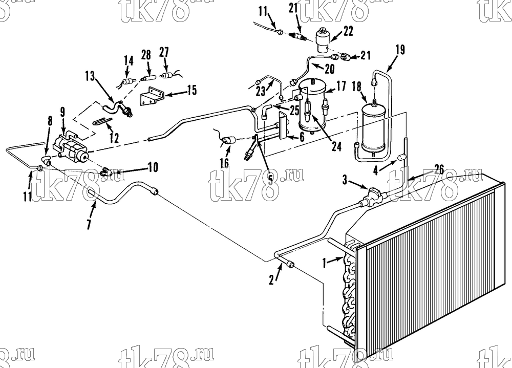 Каталог запчастей для Thermo King  REFRIGERATION COMPONENTS (CB-II 10)