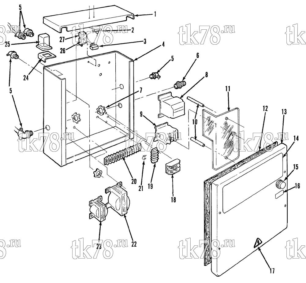 Каталог запчастей для Thermo King  CONTROL BOX (STB-II 20D)