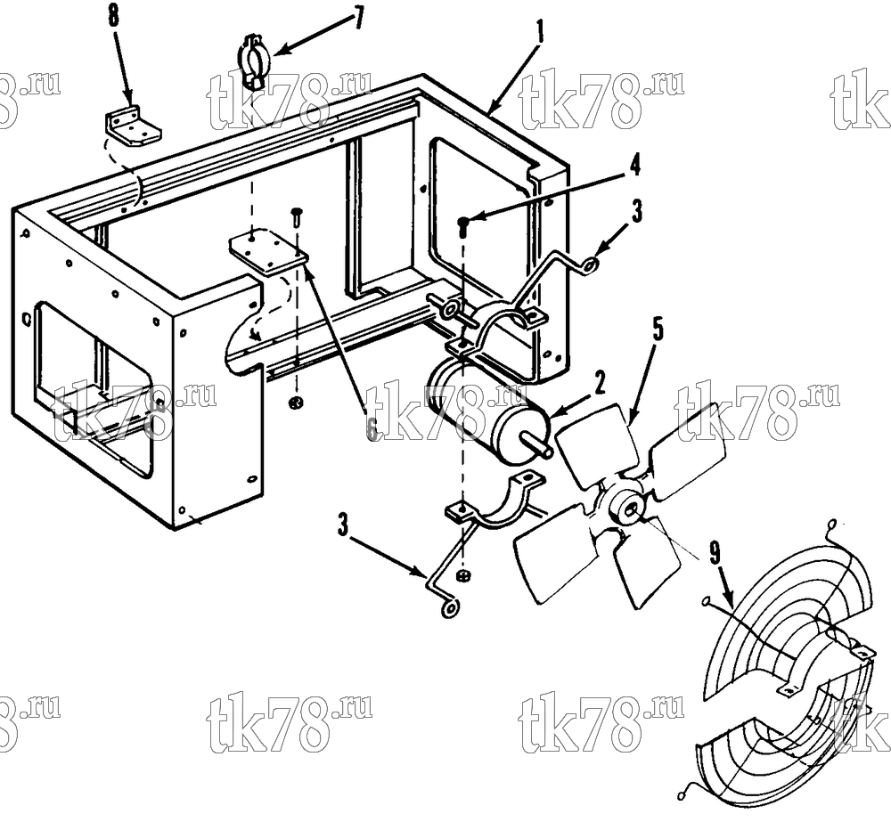 Каталог запчастей для Thermo King STB-III CONDENSER COMPONENTS (STB-III 10D)