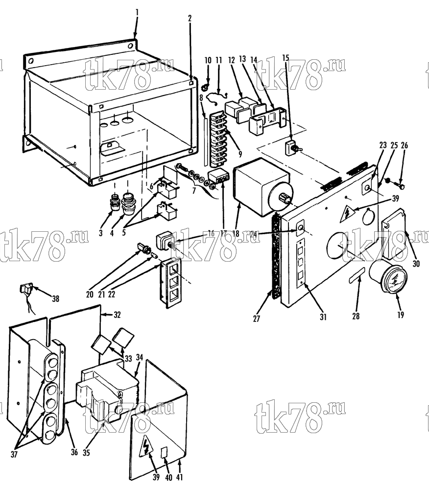 Каталог запчастей для Thermo King  CONTROL BOX (ECG)