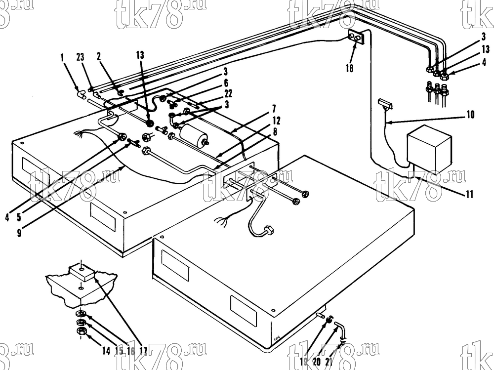 Каталог запчастей для Thermo King  INSTALLATION GROUP (ECG-2)