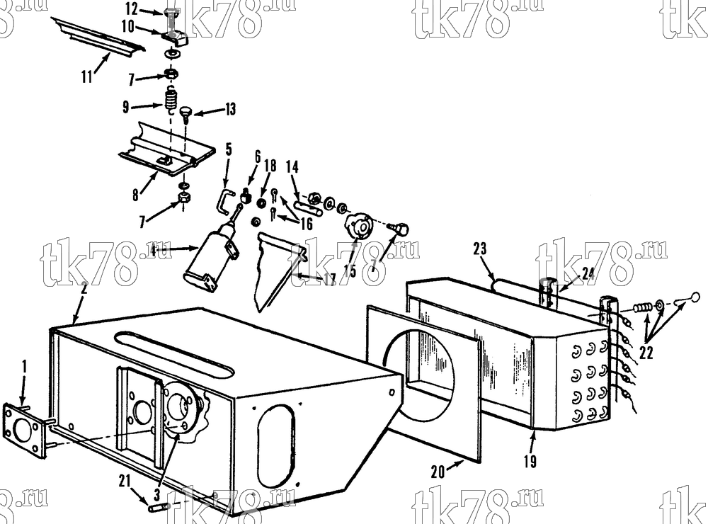 Каталог запчастей для Thermo King  EVAPORATOR GROUP (NEW STYLE)