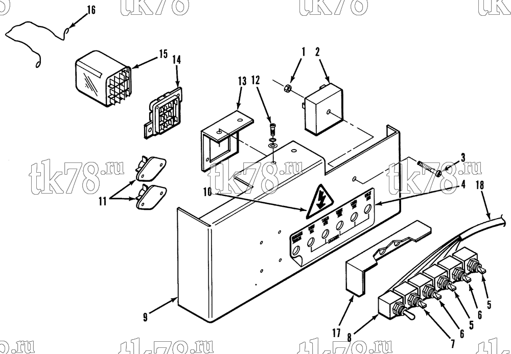 Каталог запчастей для Thermo King  CIRCUIT BREAKER GROUP