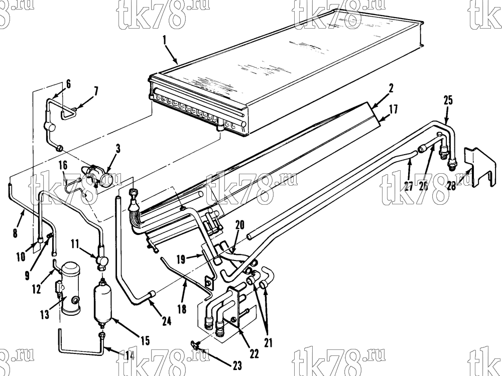 Каталог запчастей для Thermo King  REFRIGERATION COMPONENTS