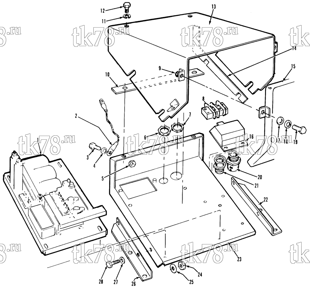 Каталог запчастей для Thermo King  CONTROL BOX ASSEMBLY