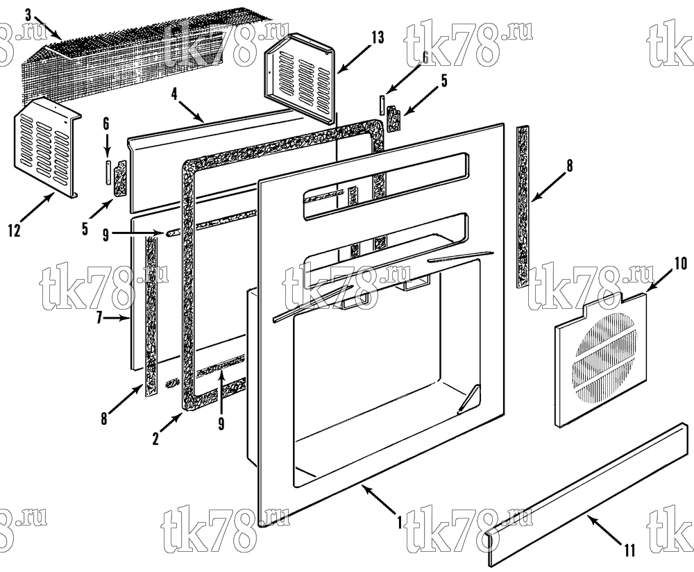Каталог запчастей для Thermo King  STRUCTURAL COMPONENTS