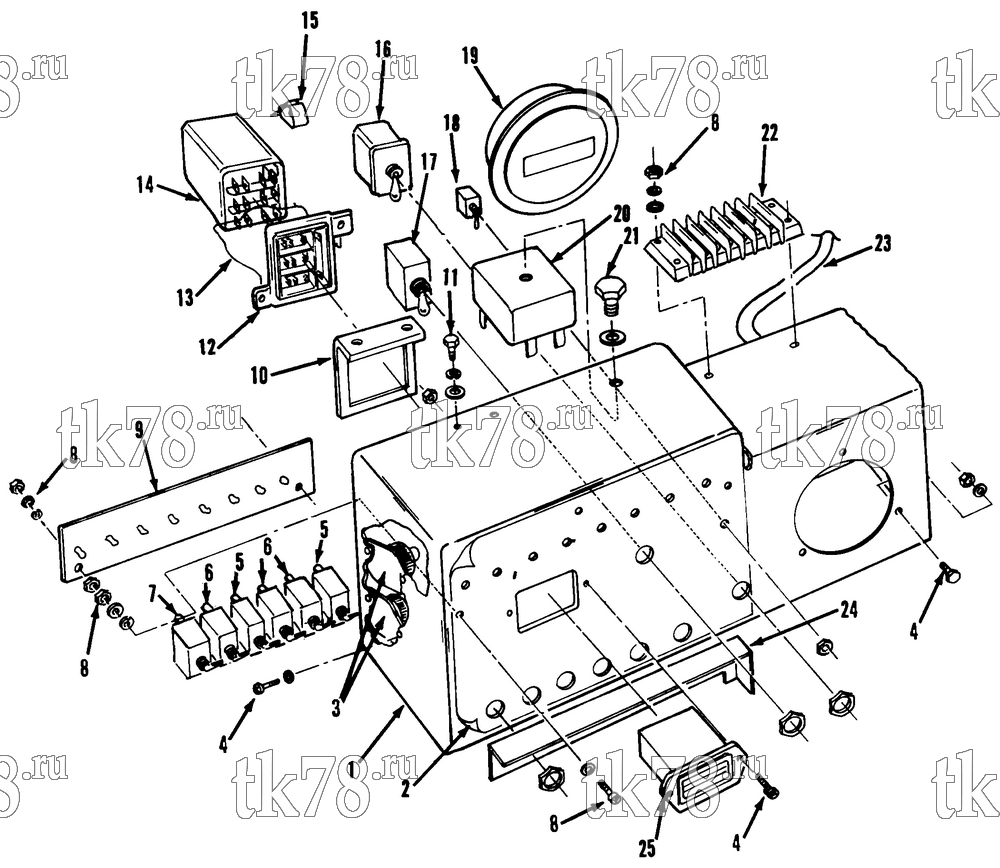 Каталог запчастей для Thermo King  CIRCUIT BREAKER ASSEMBLY
