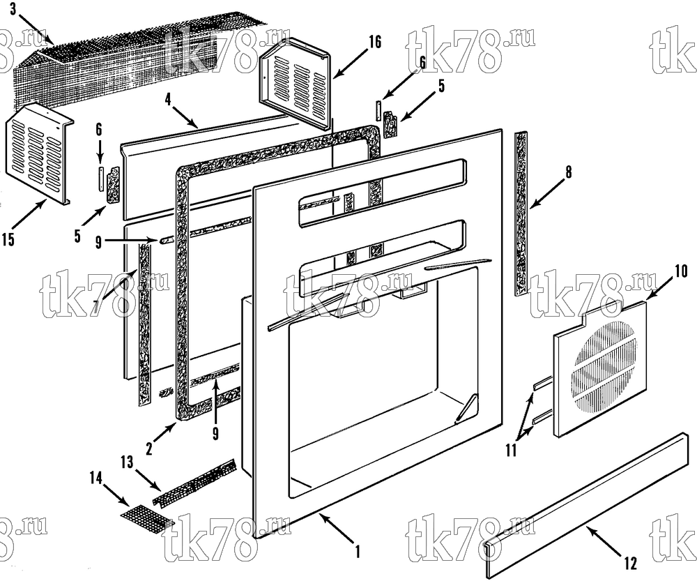 Каталог запчастей для Thermo King  STRUCTURAL COMPONENTS