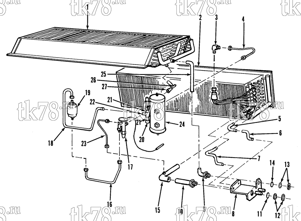 Каталог запчастей для Thermo King  REFRIGERATION/HEATING COMPONENTS