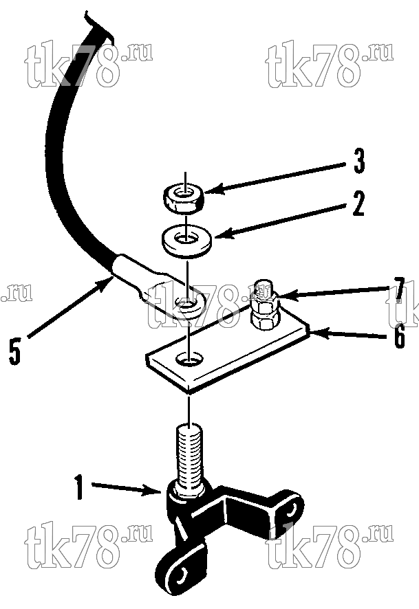Каталог запчастей для Thermo King  BATTERY CABLE TERMINAL BLOCK GROUP