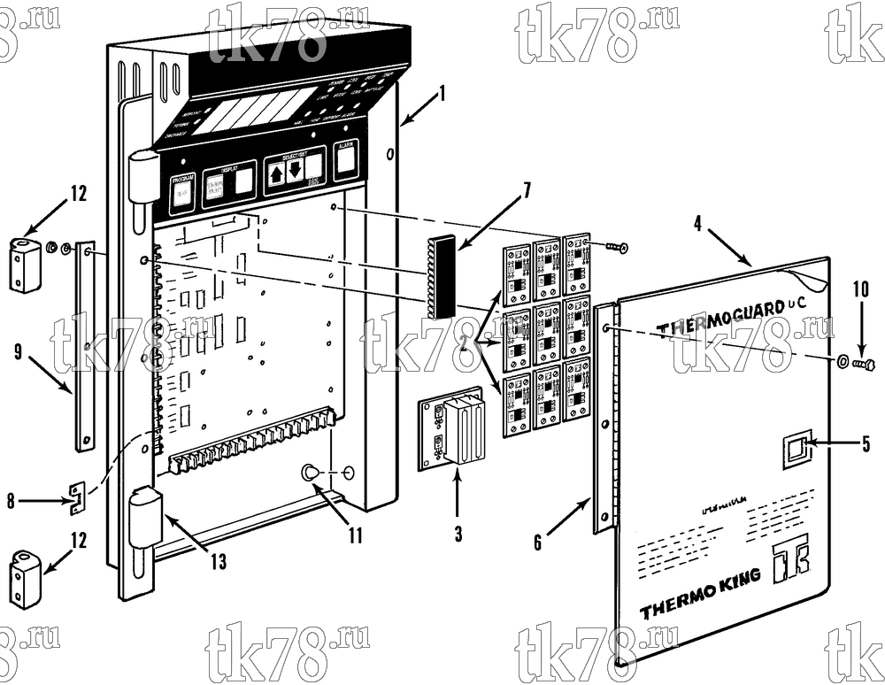 Каталог запчастей для Thermo King  MICROCONTROLLER