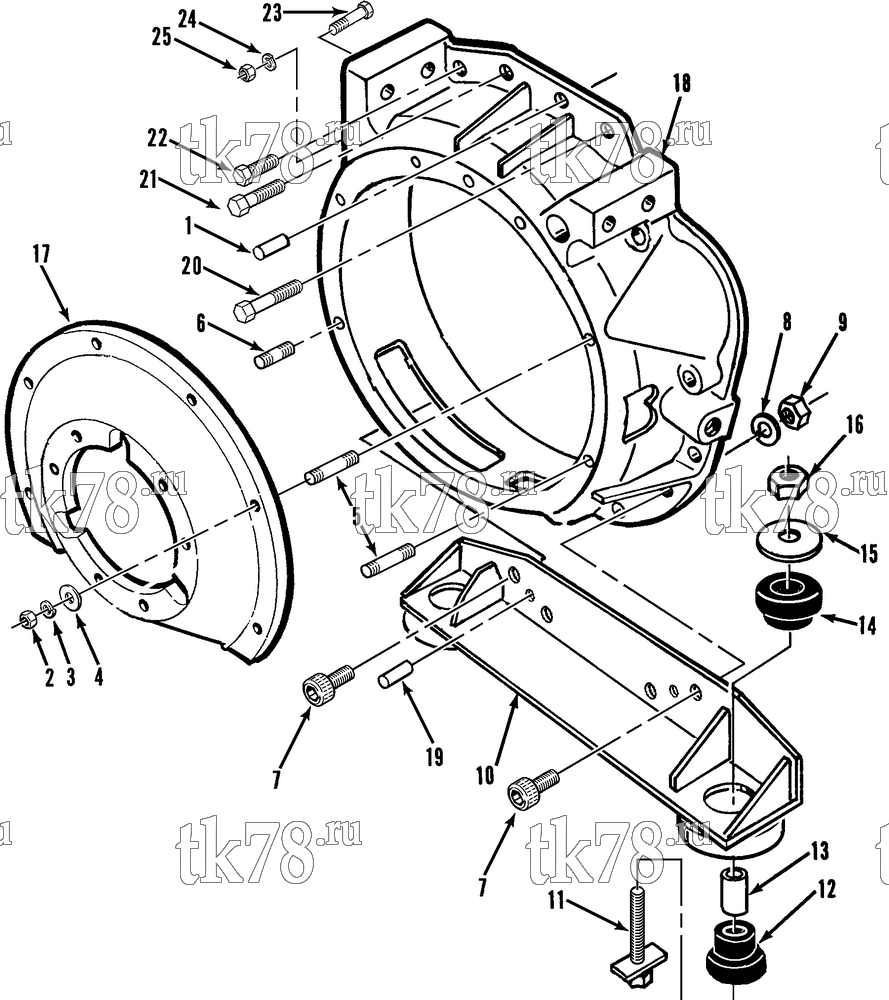 Каталог запчастей для Thermo King  ENGINE & COMPRESSOR GROUP (di 2.2)