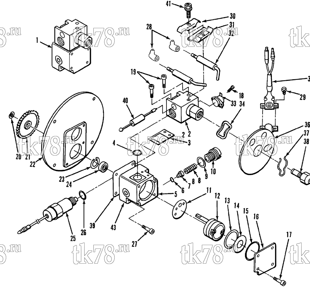 Каталог запчастей для Thermo King  FUEL PUMP GROUP (HK & HK-II 60)
