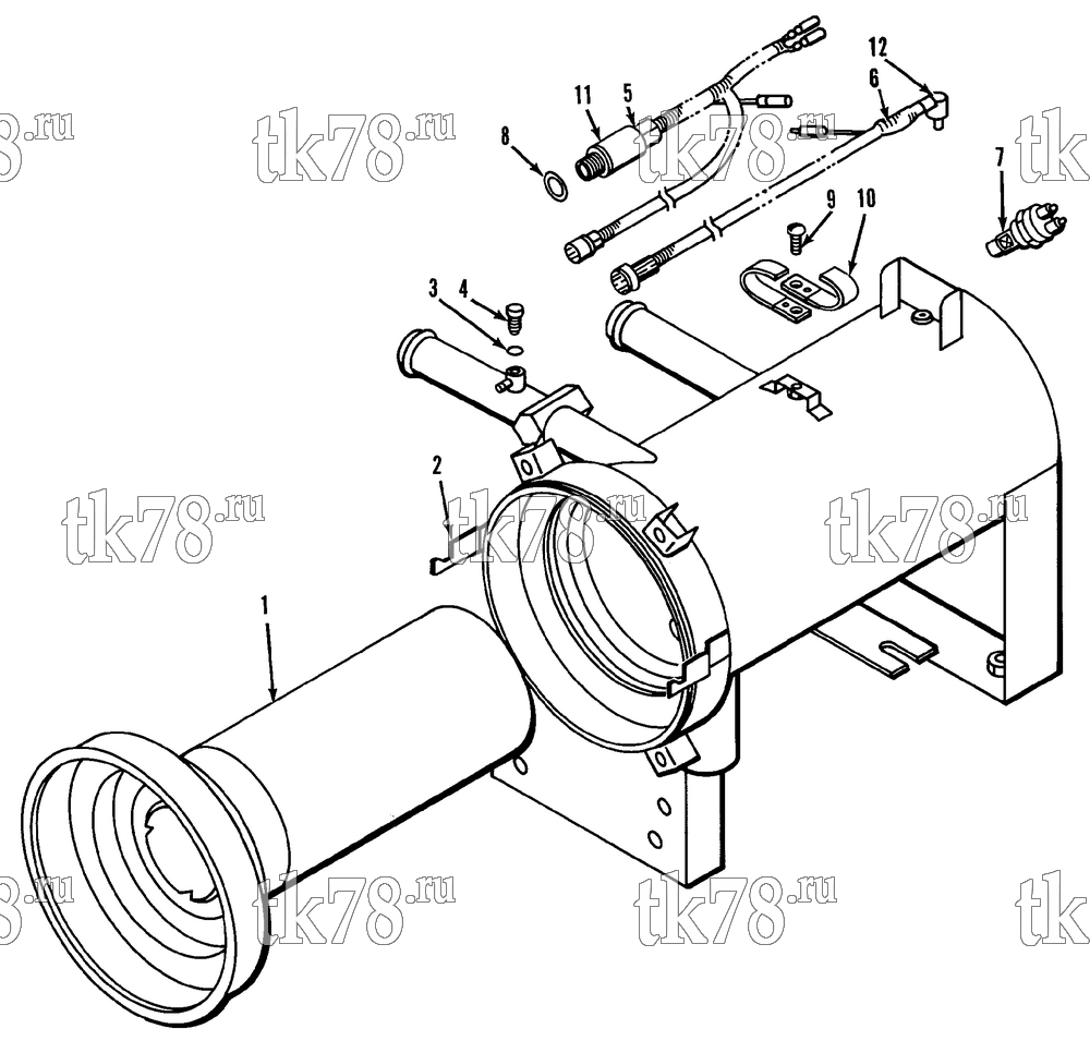 Каталог запчастей для Thermo King HK & HK-II SERIES HEAT EXCHANGER GROUP (HK & HK-II 60)