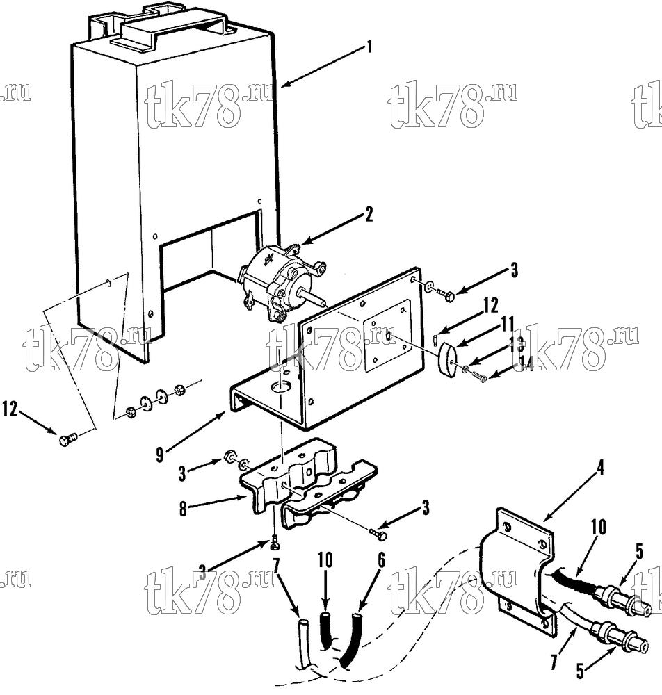Каталог запчастей для Thermo King CF-II M14A TRANSFORMER GROUP