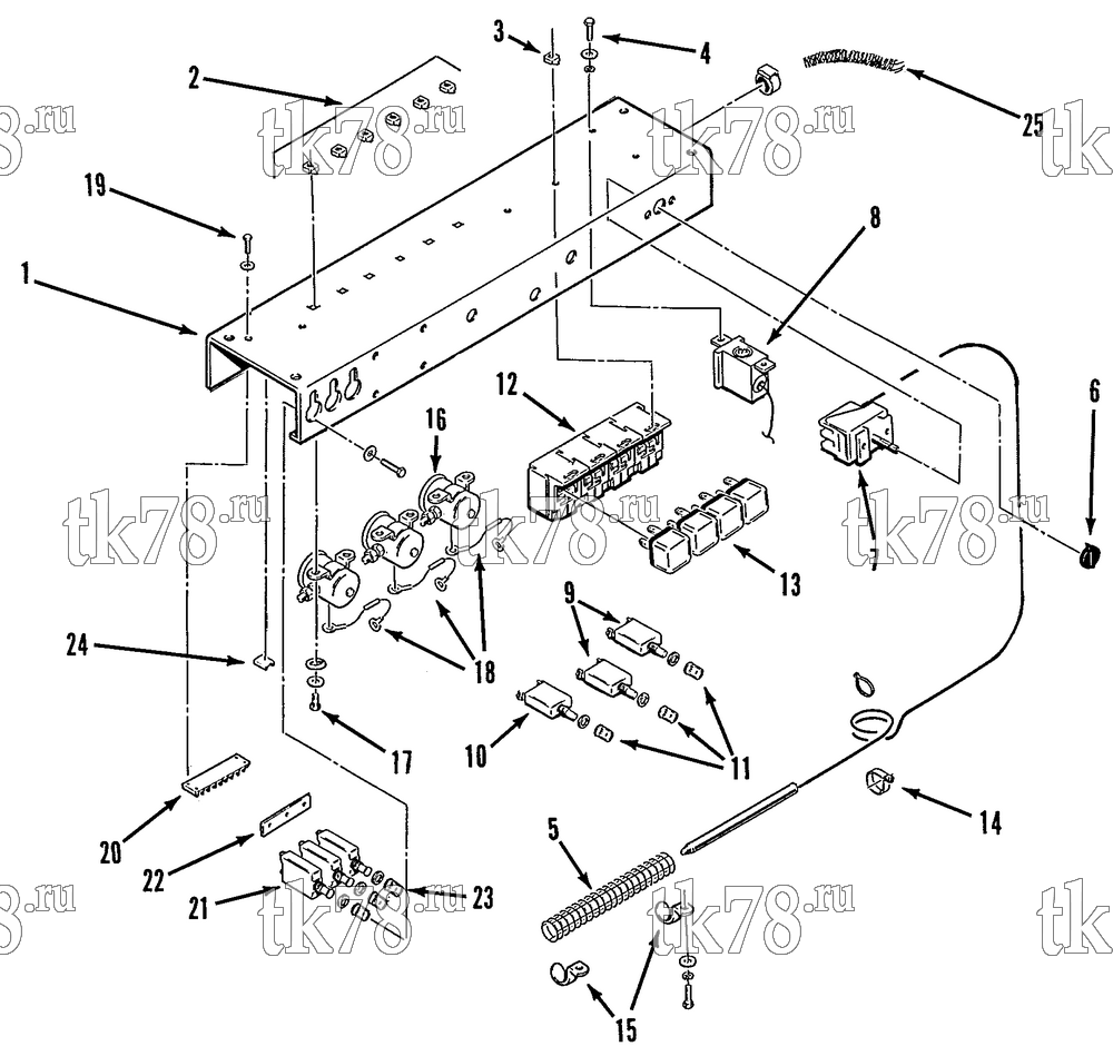 Каталог запчастей для Thermo King  CONTROL PANEL ASSEMBLY