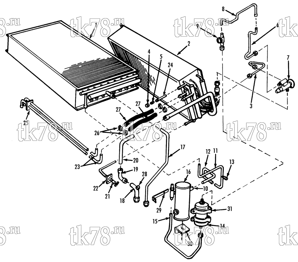 Каталог запчастей для Thermo King  REFRIGERATION COMPONENTS