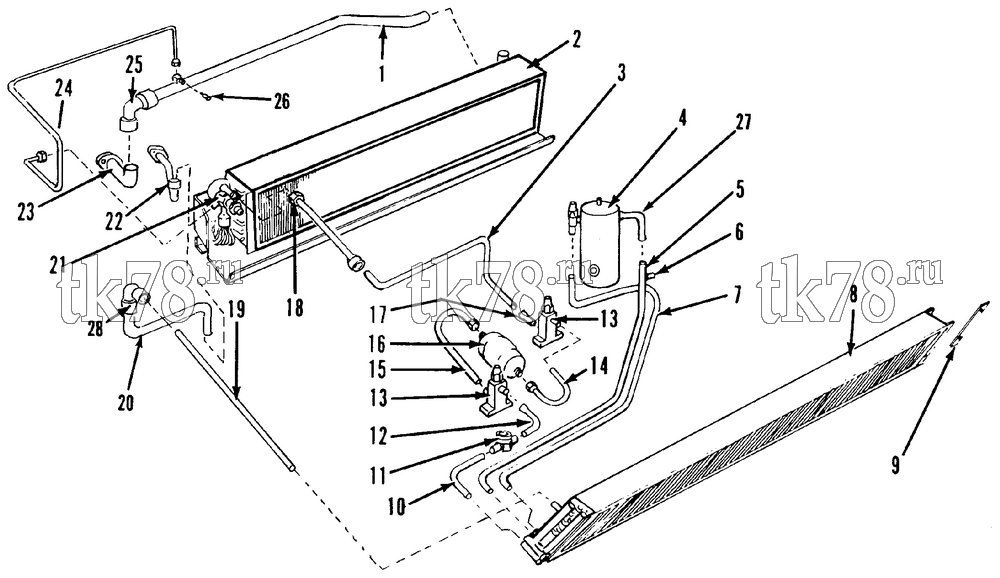 Каталог запчастей для Thermo King  REFRIGERATION COMPONENTS