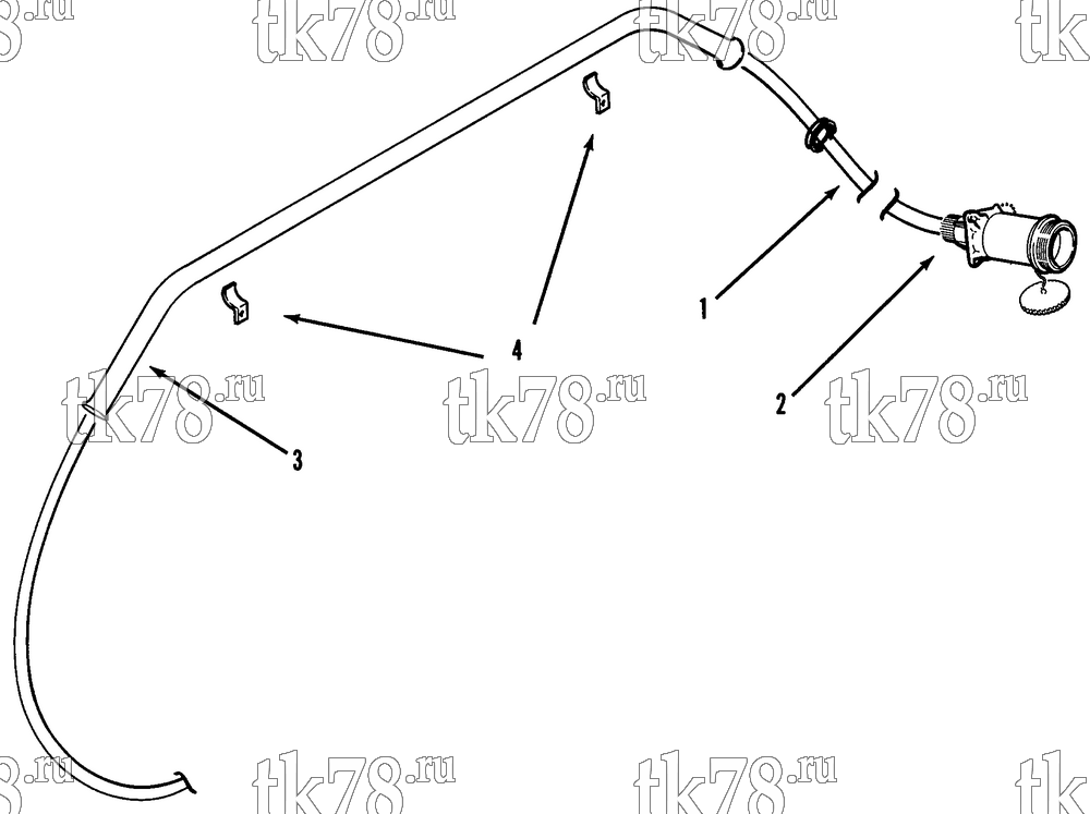 Каталог запчастей для Thermo King  POWER CABLE ASSEMBLY