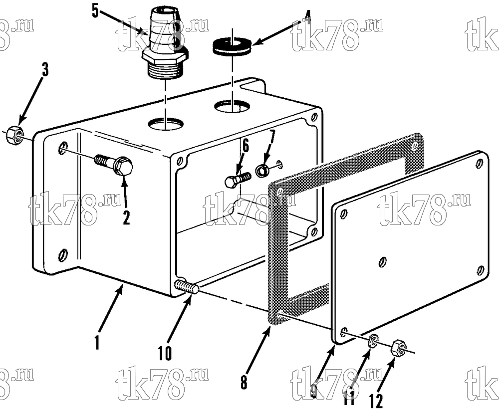 Каталог запчастей для Thermo King CF-II M1C JUNCTION BOX