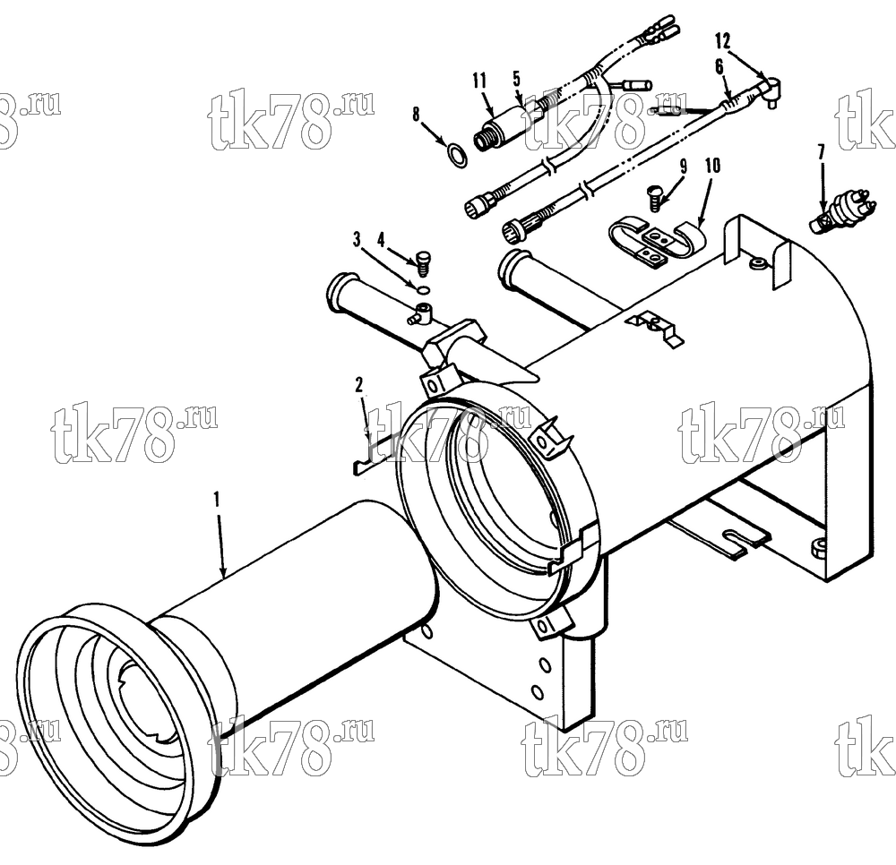 Каталог запчастей для Thermo King HK & HK-II SERIES HEAT EXCHANGER GROUP (HK & HK-II 100)