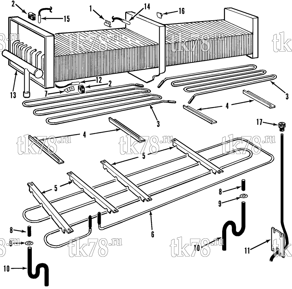 Каталог запчастей для Thermo King  DEFROST GROUP - SENSORS (M1A)