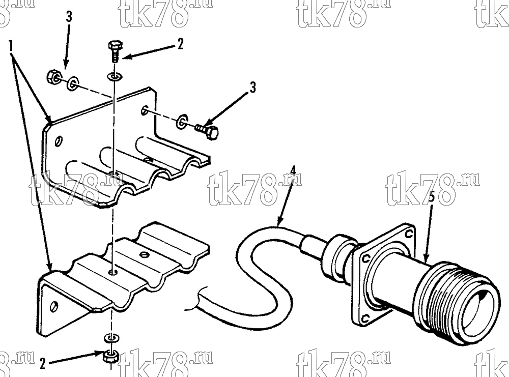 Каталог запчастей для Thermo King CG-II M8A & M8B POWER RECEPTACLE & CABLE