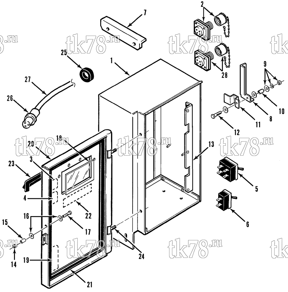 Каталог запчастей для Thermo King CF-III M5 Series CONTROL BOX