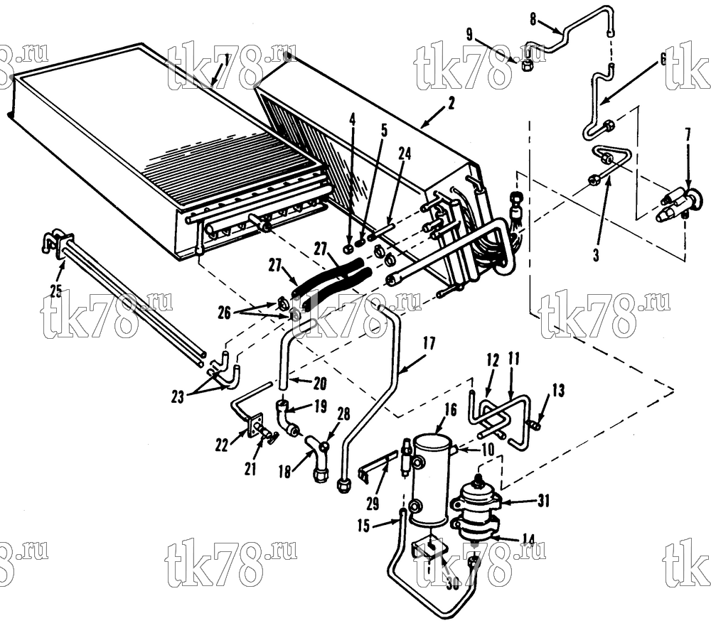 Каталог запчастей для Thermo King  REFRIGERATION COMPONENTS