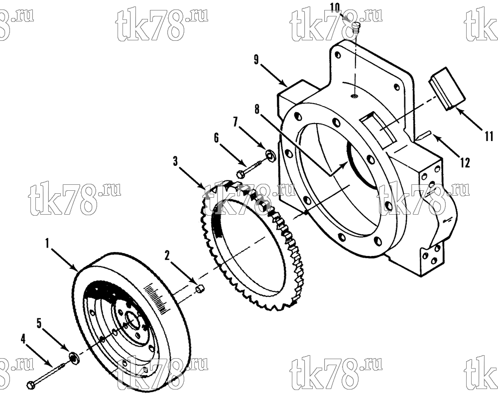 Каталог запчастей для Thermo King  FLYWHEEL ASSEMBLY