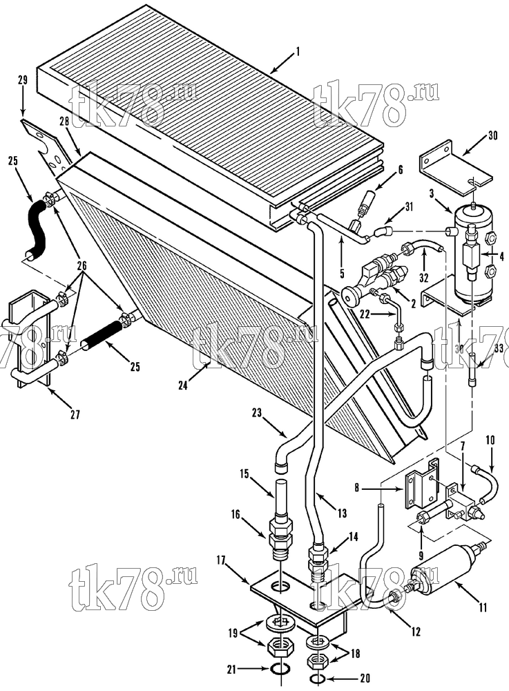 Каталог запчастей для Thermo King  REFRIGERATION COMPONENTS