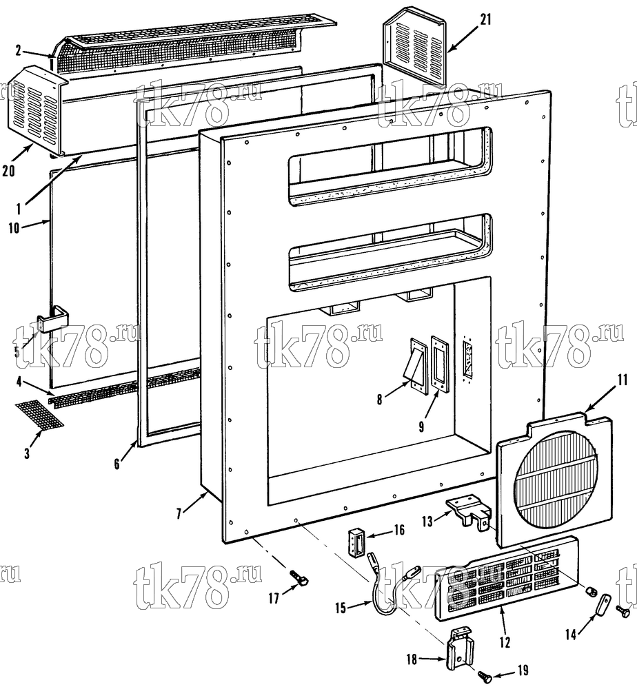Каталог запчастей для Thermo King  STRUCTURAL COMPONENTS