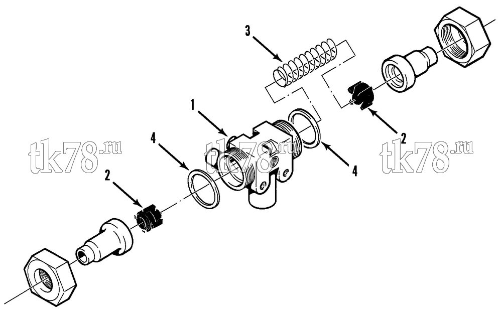 Каталог запчастей для Thermo King CBci, CBci2 & CB CHECK VALVE ASSEMBLY