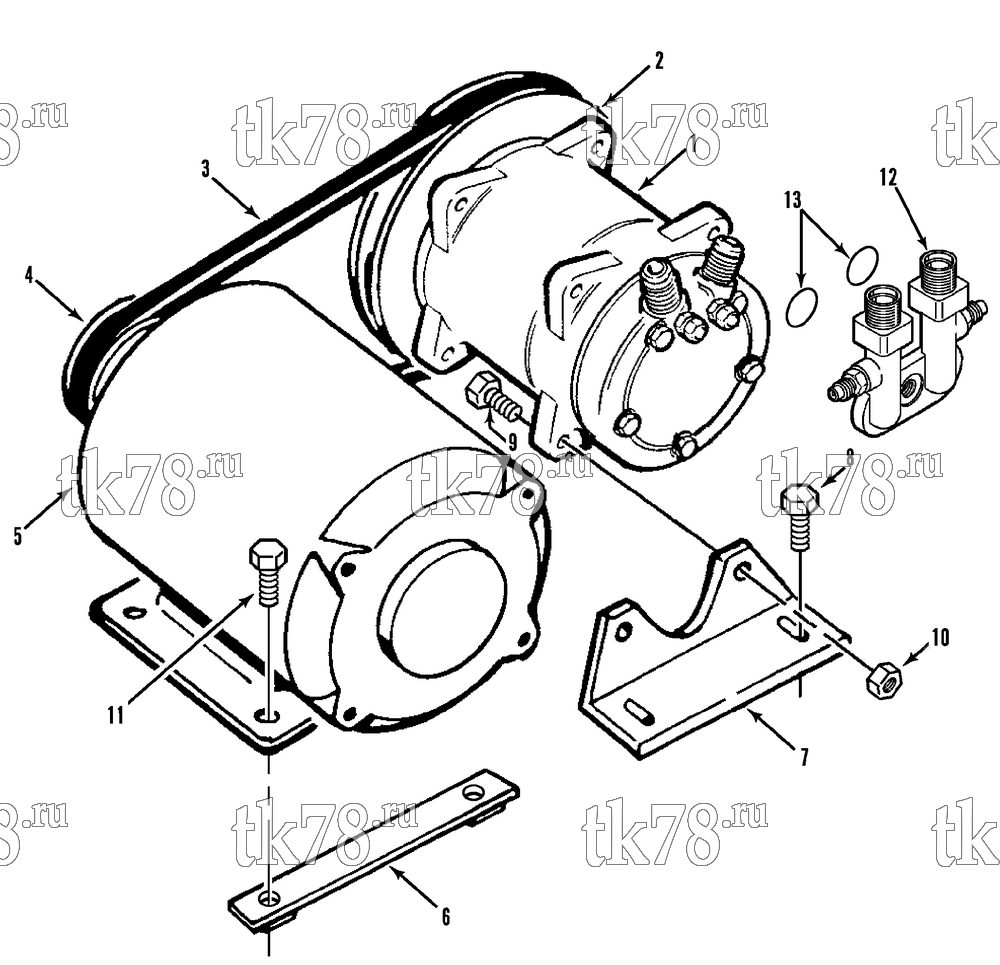 Каталог запчастей для Thermo King  STANDBY MOTOR/COMPRESSOR GROUP