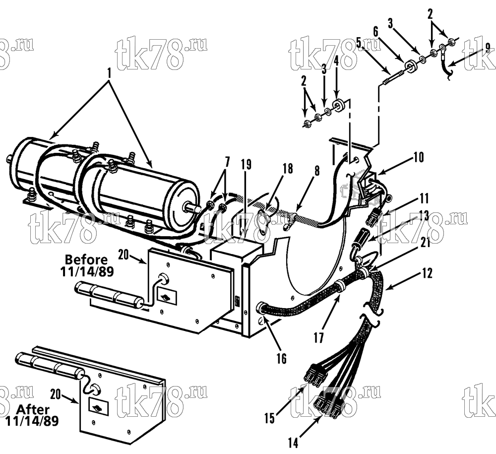 Каталог запчастей для Thermo King  ELECTRICAL COMPONENTS (U1-M1 & U1-M2)