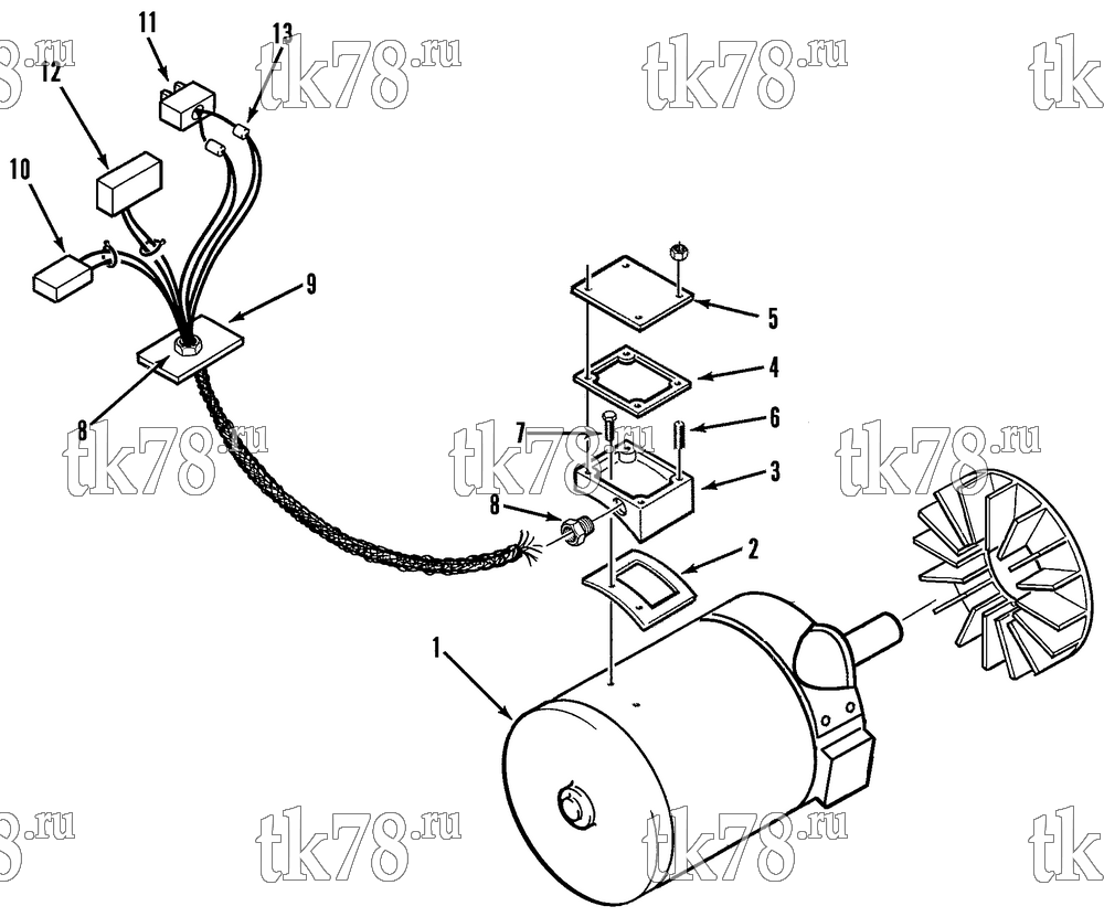Каталог запчастей для Thermo King CG-II M7 & M7A Prepared for CGM ALTERNATOR GROUP (M7A)